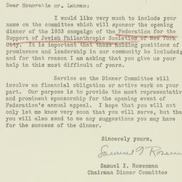 Letter: 1933 September 6