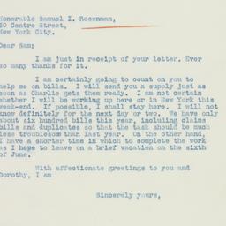 Letter: 1936 May 19