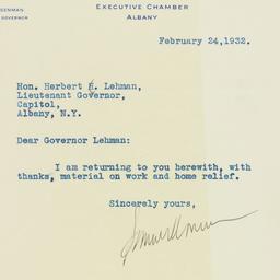 Letter: 1932 February 24