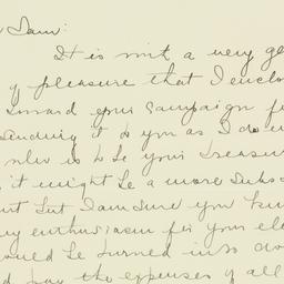 Letter: 1936 October 5