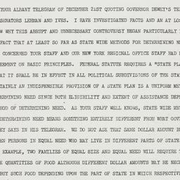 Telegram: 1950 December 27