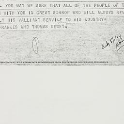 Telegram: 1944 April 12