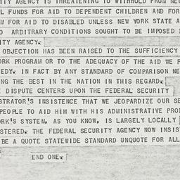 Telegram: 1950 December 21