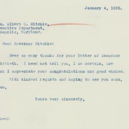 Letter: 1935 January 4