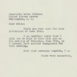 Letter: 1950 June 23