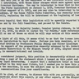 Letter: 1956 January 9
