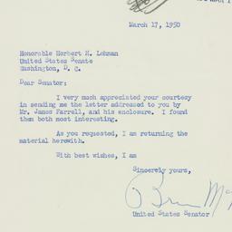 Letter: 1950 March 17
