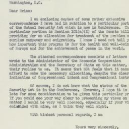 Letter: 1951 September 26