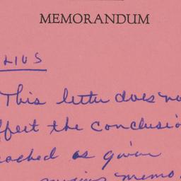 Memorandum: n.d.
