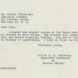 Letter: 1950 March 27