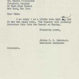 Letter: 1950 April 29