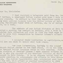 Letter: 1950 March 18