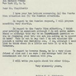 Letter: 1950 February 28