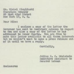 Letter: 1950 June 19