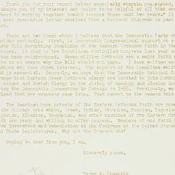 Letter: 1955 February 25