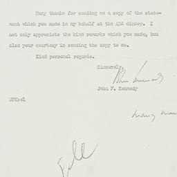 Letter: 1954 January 27