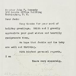 Letter: 1957 December 30