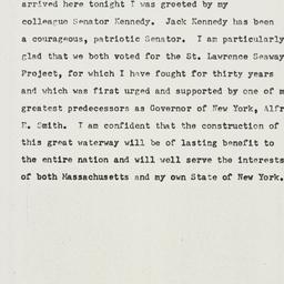 Letter: 1954 January 24