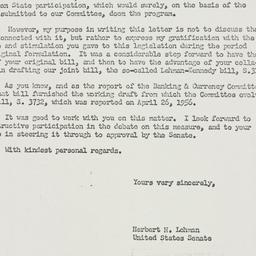 Letter: 1956 May 5