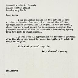 Letter: 1954 June 3