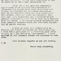 Letter: 1958 April 3
