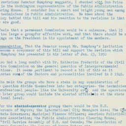 Letter: 1950 January 27