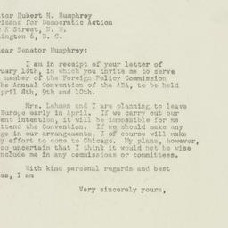 Letter: 1949 February 21