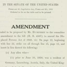 Pamphlet: 1950 February 24