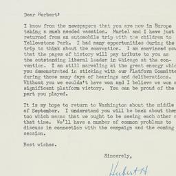 Letter: 1952 August 26