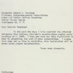 Letter: 1952 June 12
