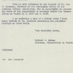 Letter: 1951 August 13