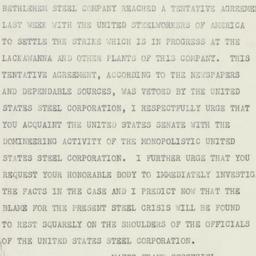 Letter: 1952 June 26