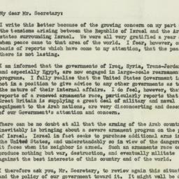 Letter: 1950 May 2