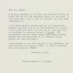 Letter: 1950 March 10