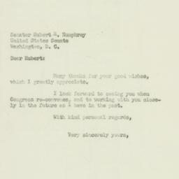 Letter: 1950 November 15
