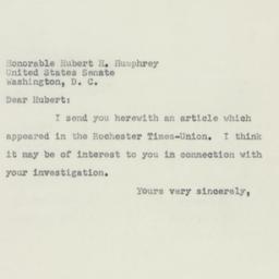 Letter: 1951 March 8