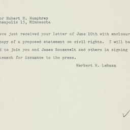 Letter: 1948 June 15