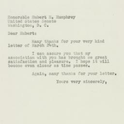 Letter: 1950 March 28