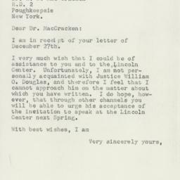 Telegram: 1951 December 31