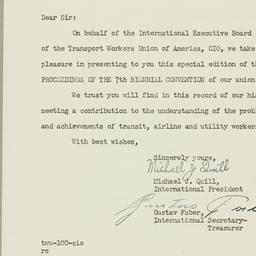 Letter: 1951 June 11
