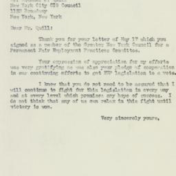 Letter: 1950 May 24