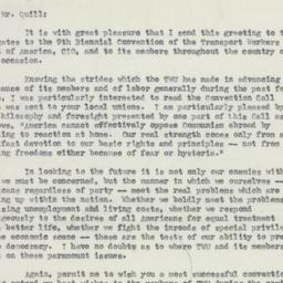 Letter: 1955 January 26