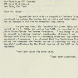 Letter: 1954 March 31