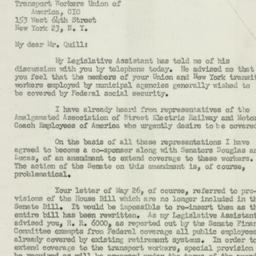 Letter: 1950 June 1