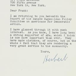Letter: 1958 June 9