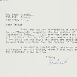 Letter: 1958 April 8