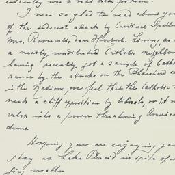 Letter: 1949 July 25