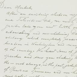 Letter: 1948 November 3