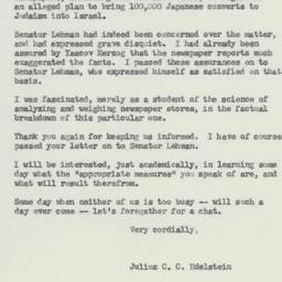 Letter: 1958 April 3