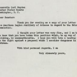 Letter: 1954 January 8